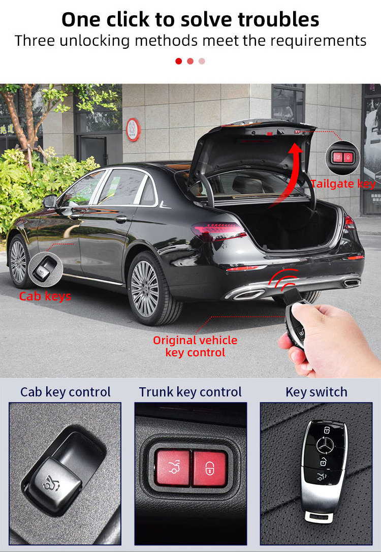 Automatic liftgate lock of car Lift gate Power tailgate For Benz GLA 164 W118 Electric tailgate Modification accessories