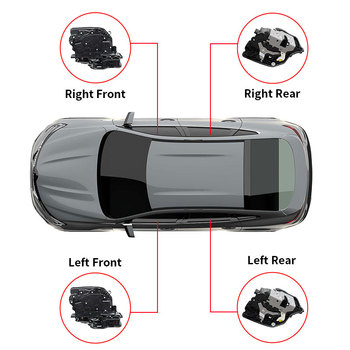 Repair auto parts OE 51217281935 front left central door lock for BMW 2 series 7series X1 X2 X5 X6 F45 F46 G11 G15 F48 F39 F15