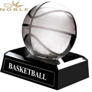 Free Engraving Custom Design Crystal Basketball Sports Trophy