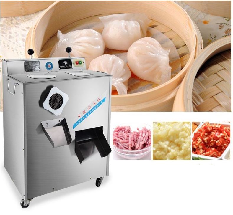 Commercial industrial electric food meat grinders & slicers processor machine price with meat grinder parts for sale