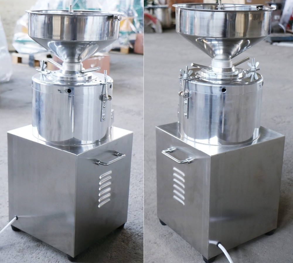 Vertical sesame butter machine 220v electric fully automatic small peanut butter machine sesame grinder