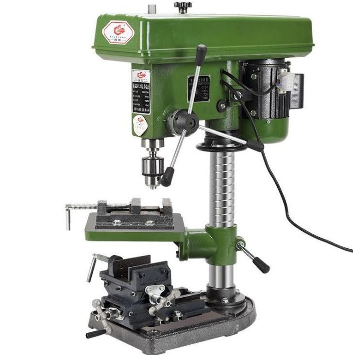 Vertical Drilling Tapping Machine Three Function Desktop New Mechanical Hardware Bench Drill, Tapping Machine, Milling Machine