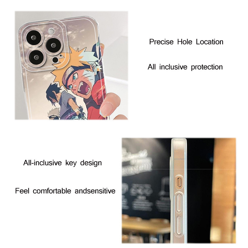 New Japanese ninja anime characters mobile phone cases protective phone case cover for phone 14 pro max