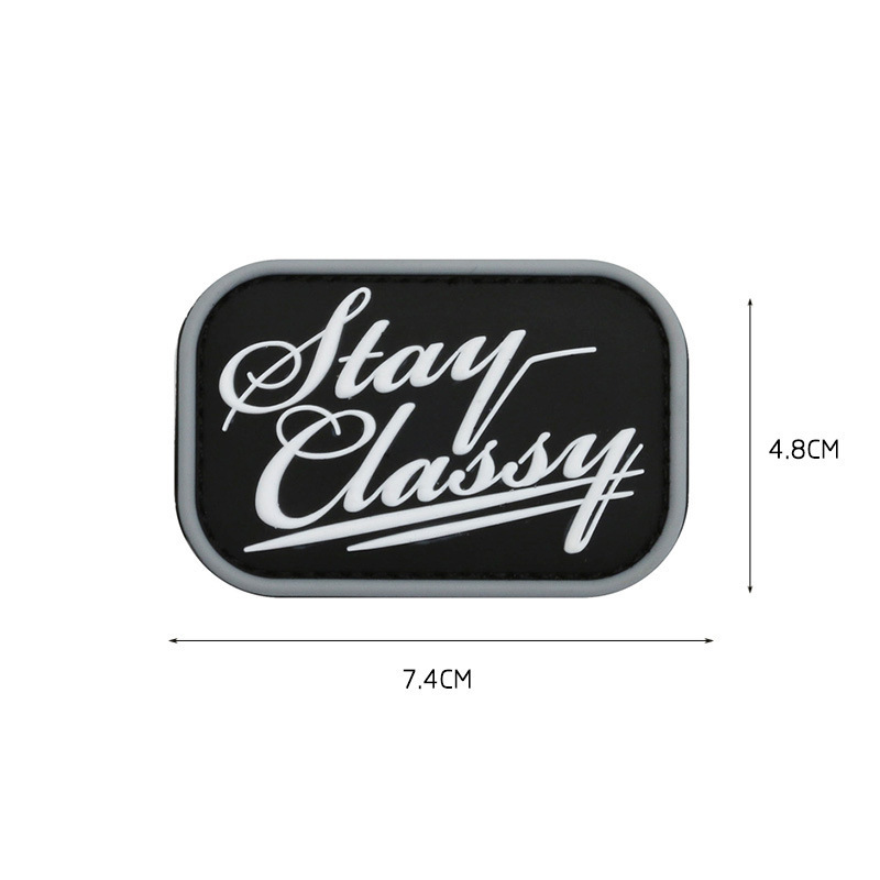 Eco-friendly New Design Customized Embossed Logo Silicone PVC 3D Soft Rubber Patches for Garment