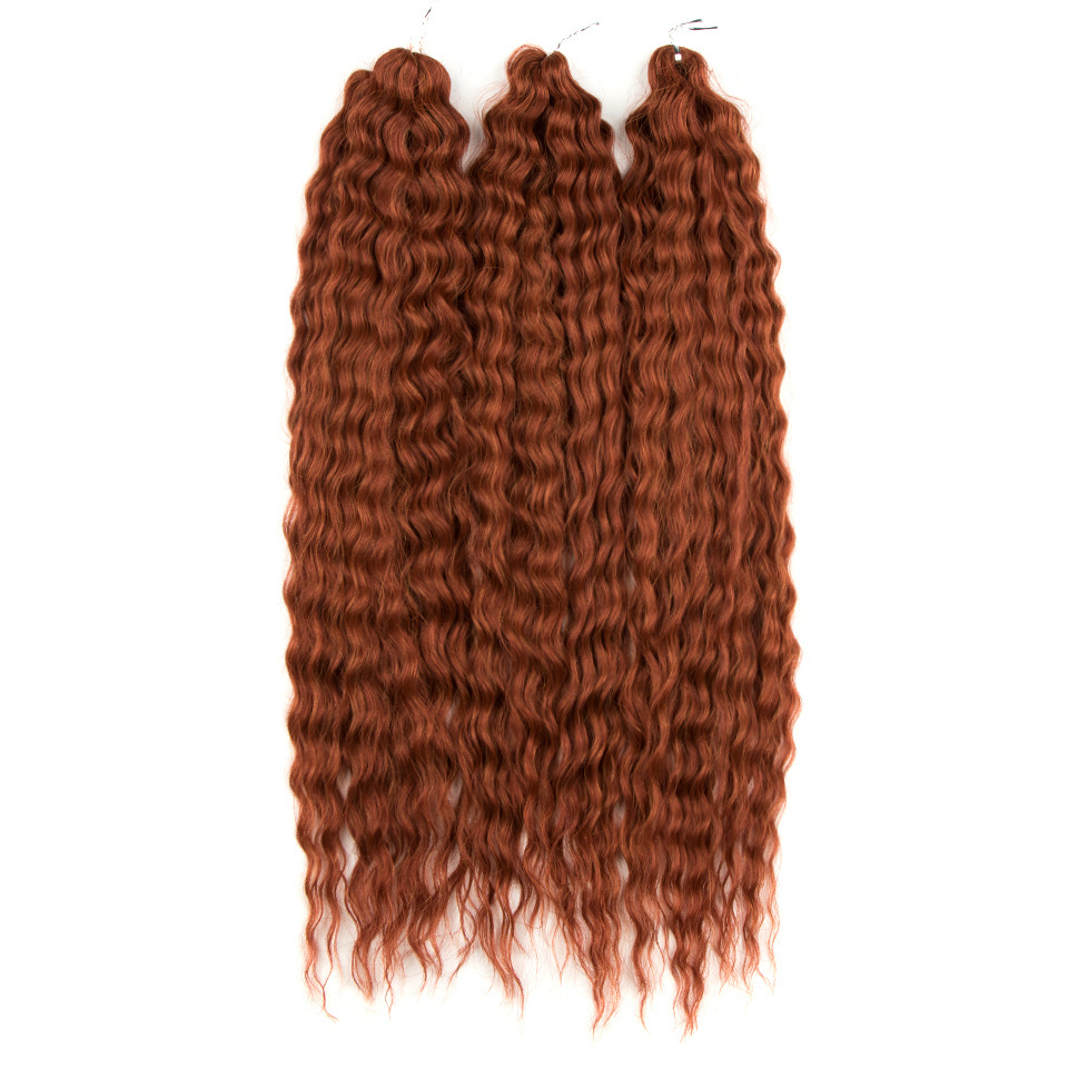 Loose Deep Wave Hair Bundles Super Long Synthetic Curly Wave Twist Crochet Ariel In Russia Synthetic Braiding Hair Extensions