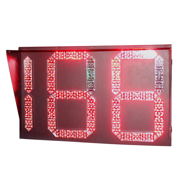 large digital traffic light countdown timer