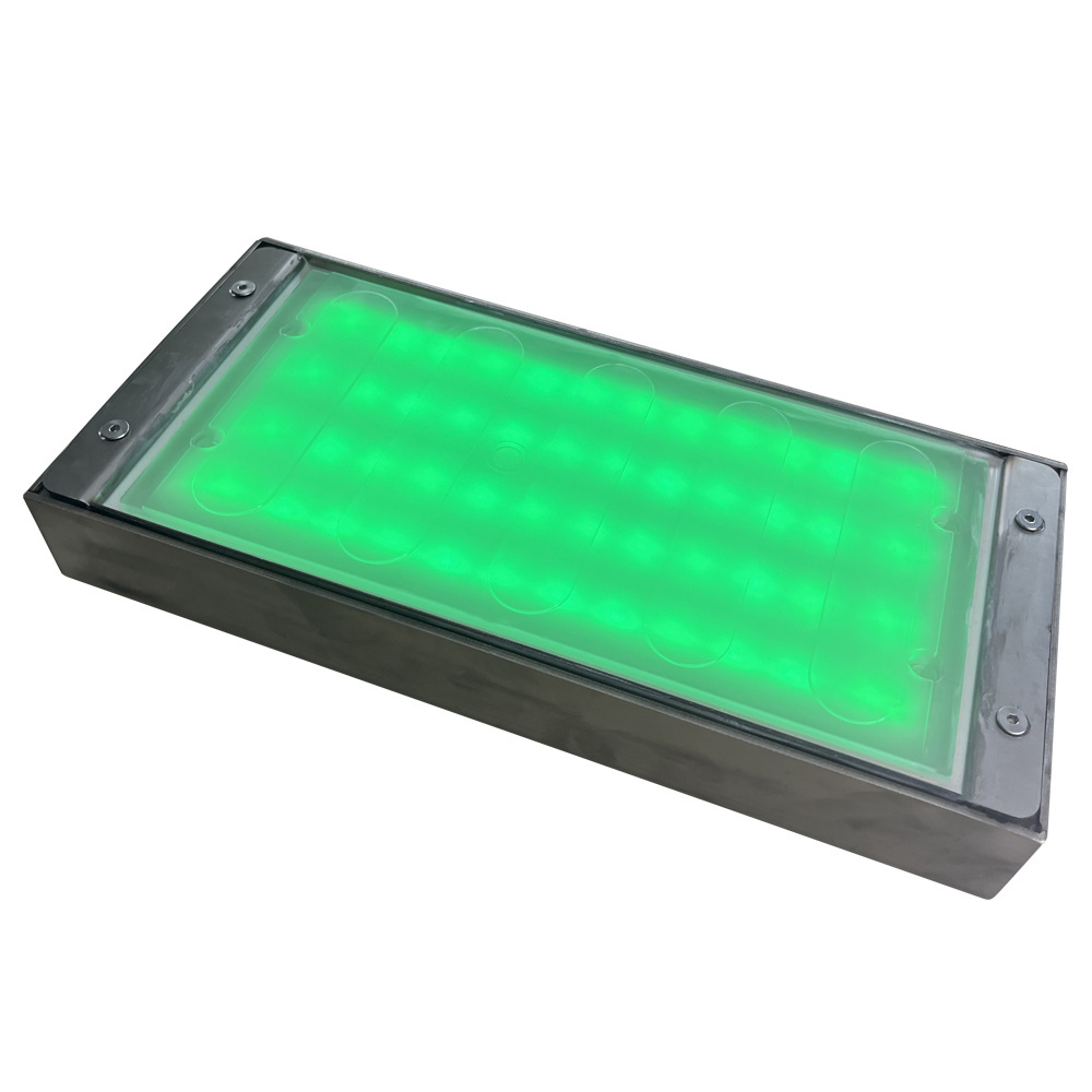 Led Brick Light Red / Green Smart Tiles Buried Strip Pedestrian Brick Light For Sale