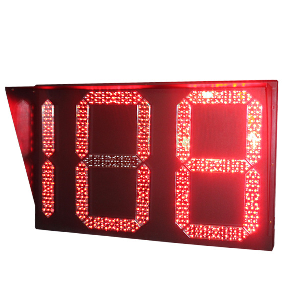 large digital traffic light countdown timer