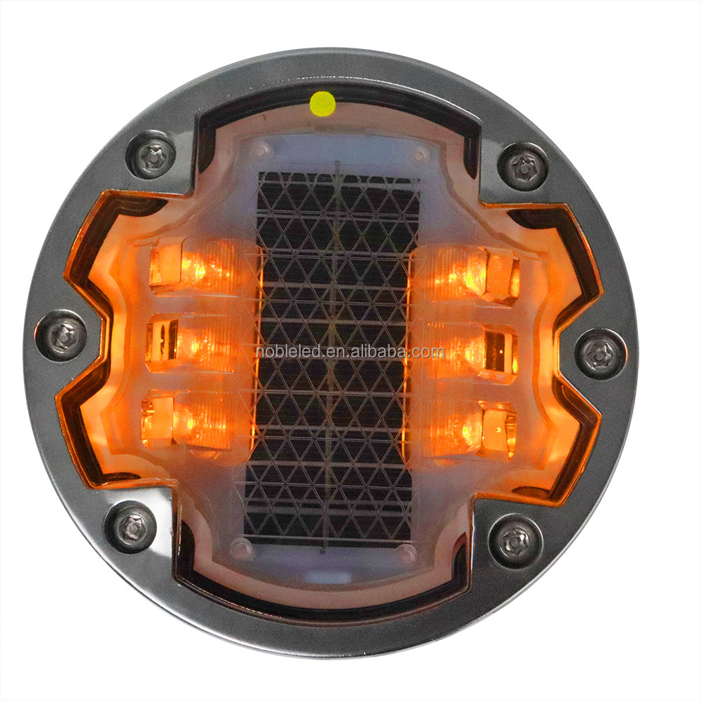 solar road stud flashing light