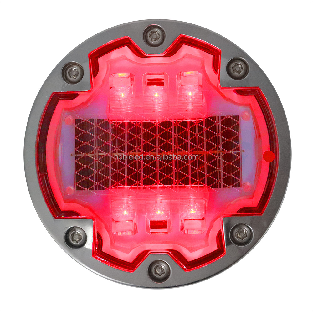 solar road stud flashing light