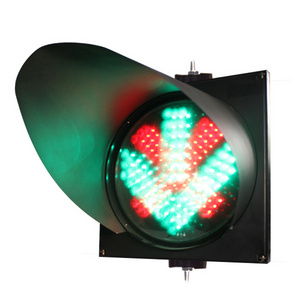 300mm led 12V red cross green arrow led Chinese traffic signal lights