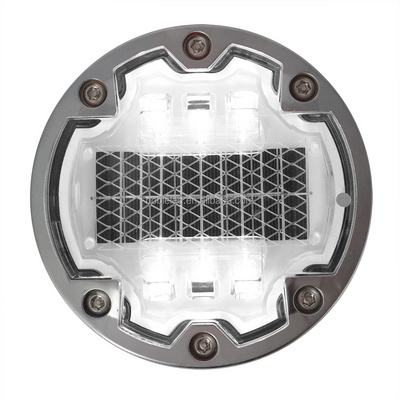 solar road stud flashing light