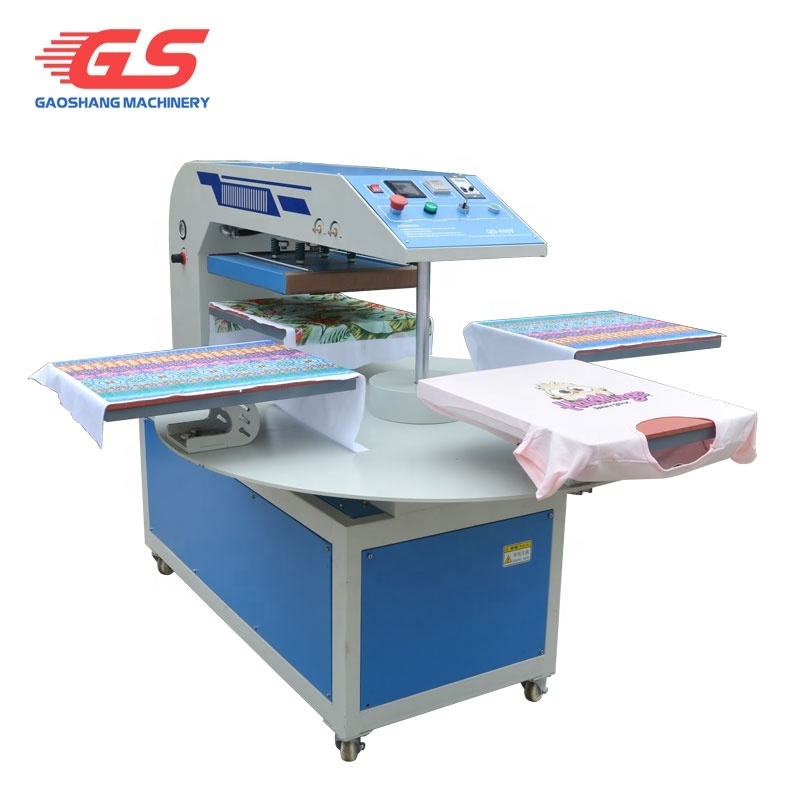 Carousel A4 Sublimation Flat Four Station Heat Press Machine