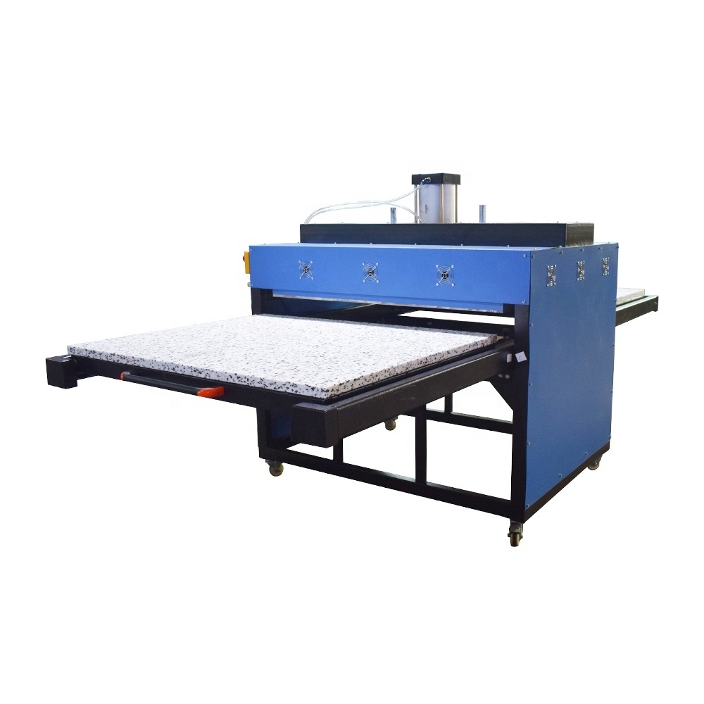 100*120 cm Large format pneumatic sublimation machine double station Heat press machine for wholesale price t shirt press