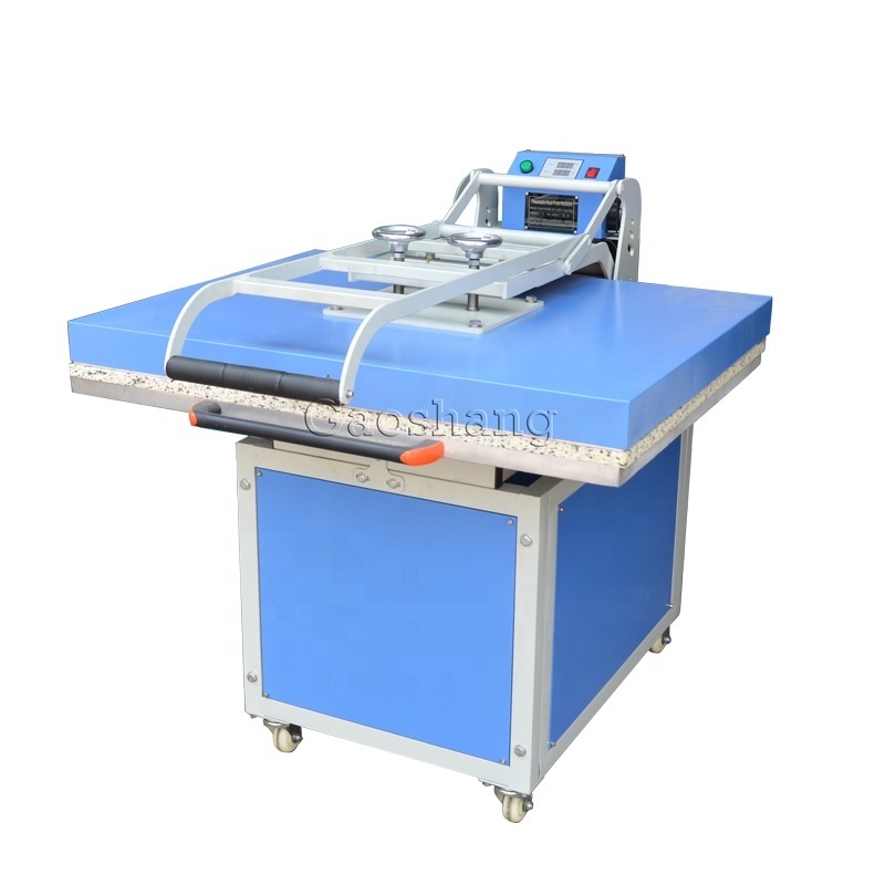 Factory Garment Large Format  Low Price Manual Large Format Sublimation Machine Heat Press Machine 60*80 cm