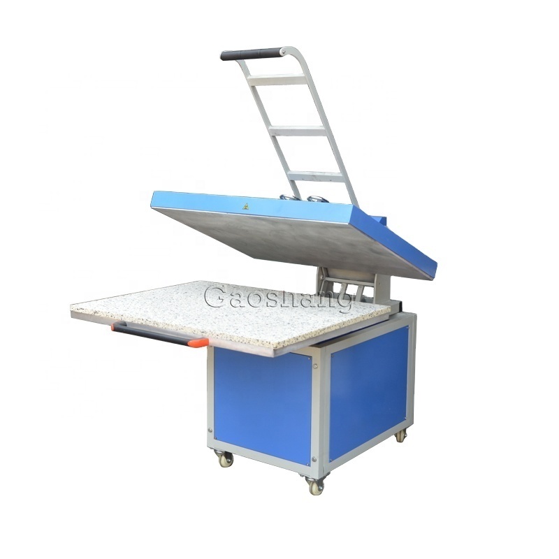 Factory Garment Large Format  Low Price Manual Large Format Sublimation Machine Heat Press Machine 60*80 cm