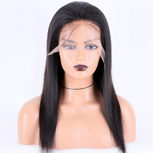 Slavic Hair 6'' HD swiss lace front wig Stock wigs luxury natural black front human hair wigs