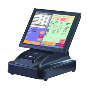 High quality all in one cash register touch screen fiscal pos with printer machine