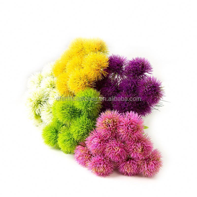 C126 Simulation flowers artificial wedding dandelion flower ball flowers dandelion Ping pong chrysanthemum Dandelion home decor