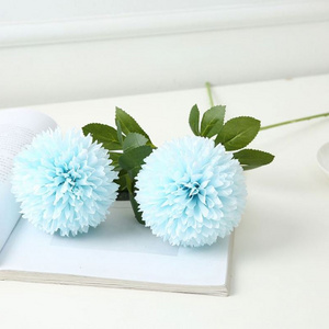 Multicolor Artificial Flower Daisies Wholesale White Large Ball Chrysanthemum Home Wedding Decoration Simulation Flower