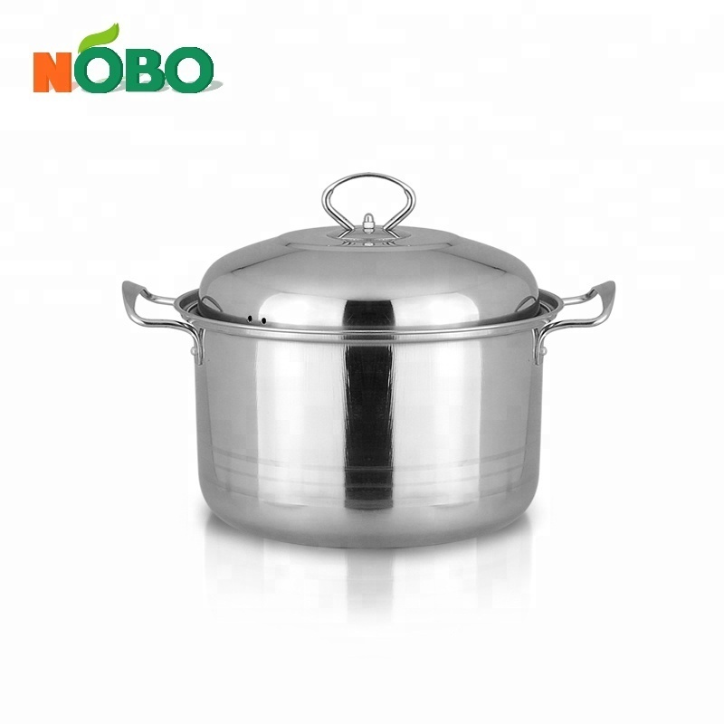 American style durability stainless steel industrial cooking pot