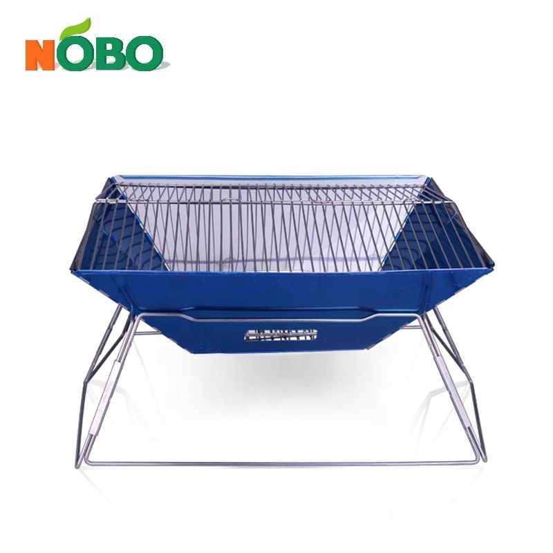 Camping Hiking Foldable Barbecue Parrilla Set Stainless Steel Charcoal barbacoa Japanese BBQ Grill