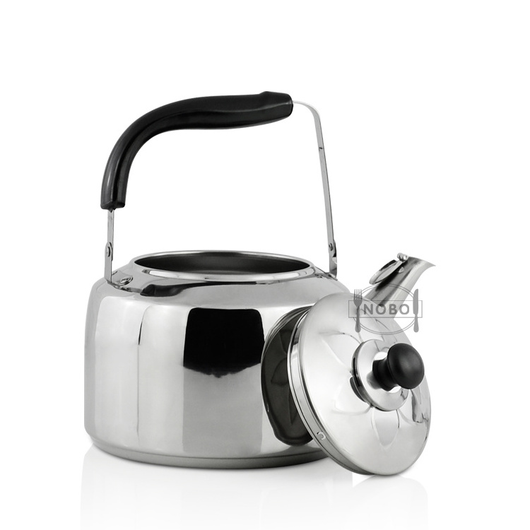 Wholesale stainless steel metal whistling large tea kettles stove top kettle