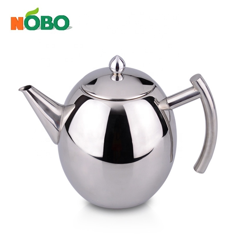 Turkish tea kettle samovar coffee pot induction Turkish tea pot with tea infuser