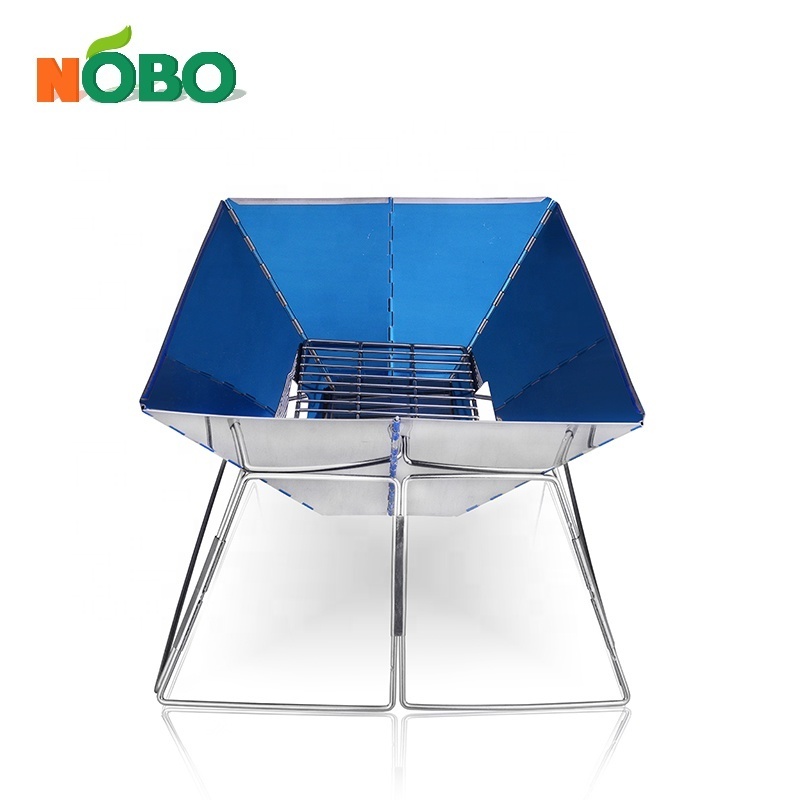 Camping Hiking Foldable Barbecue Parrilla Set Stainless Steel Charcoal barbacoa Japanese BBQ Grill