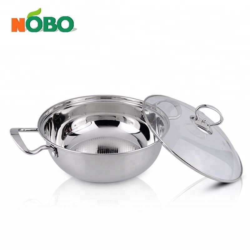 Popular Atlantis stainless steel hot pot for cooking