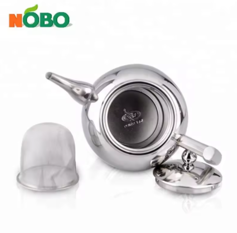 Promotional Modern Stainless Steel Japanese Teapot with Infuser Multifunction Water Boiler Metal Material