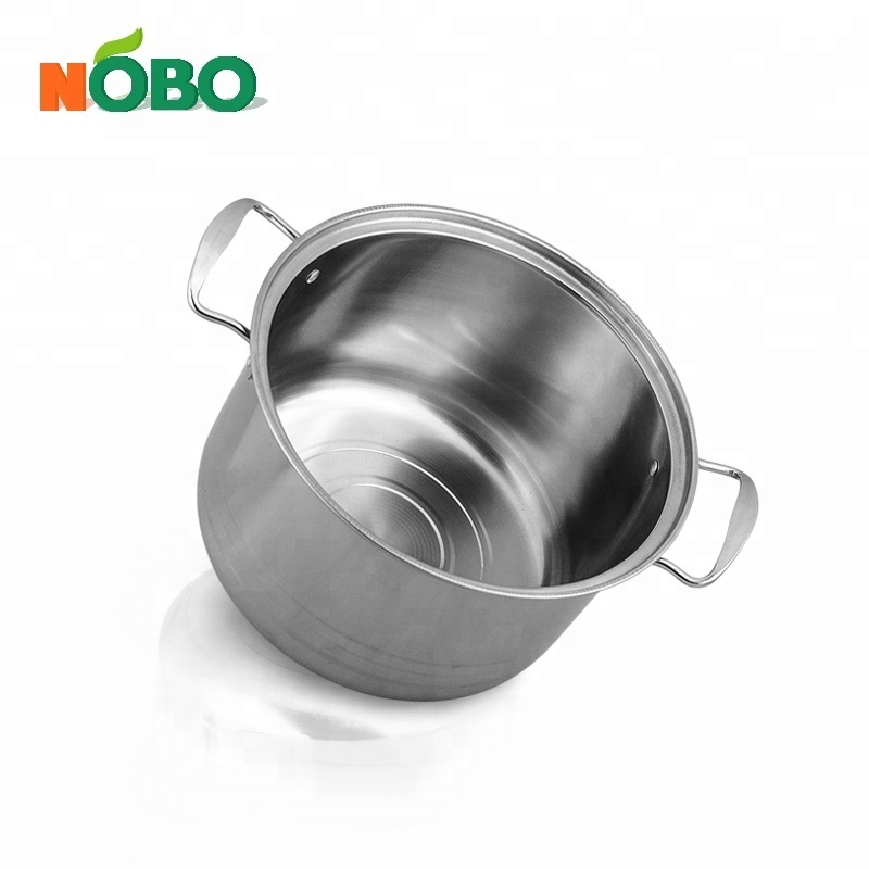 American style durability stainless steel industrial cooking pot