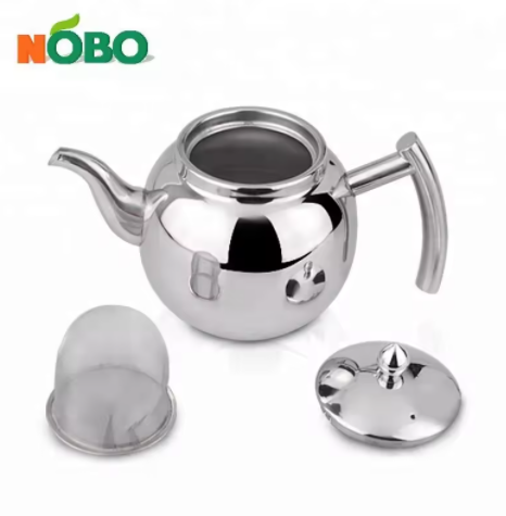 Promotional Modern Stainless Steel Japanese Teapot with Infuser Multifunction Water Boiler Metal Material