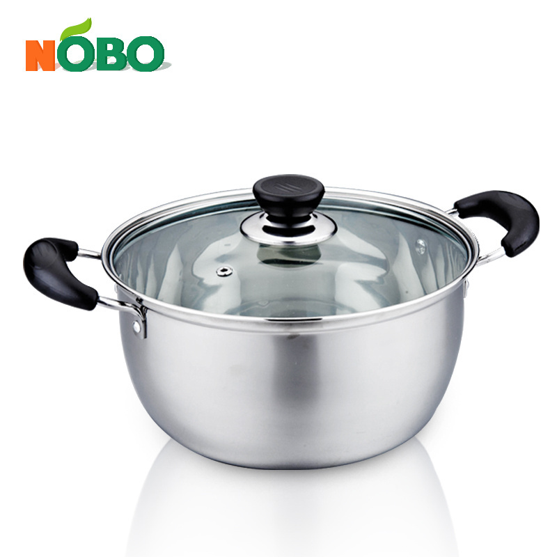 NOBO Stainless Steel stock pot cooking factory supply cookware