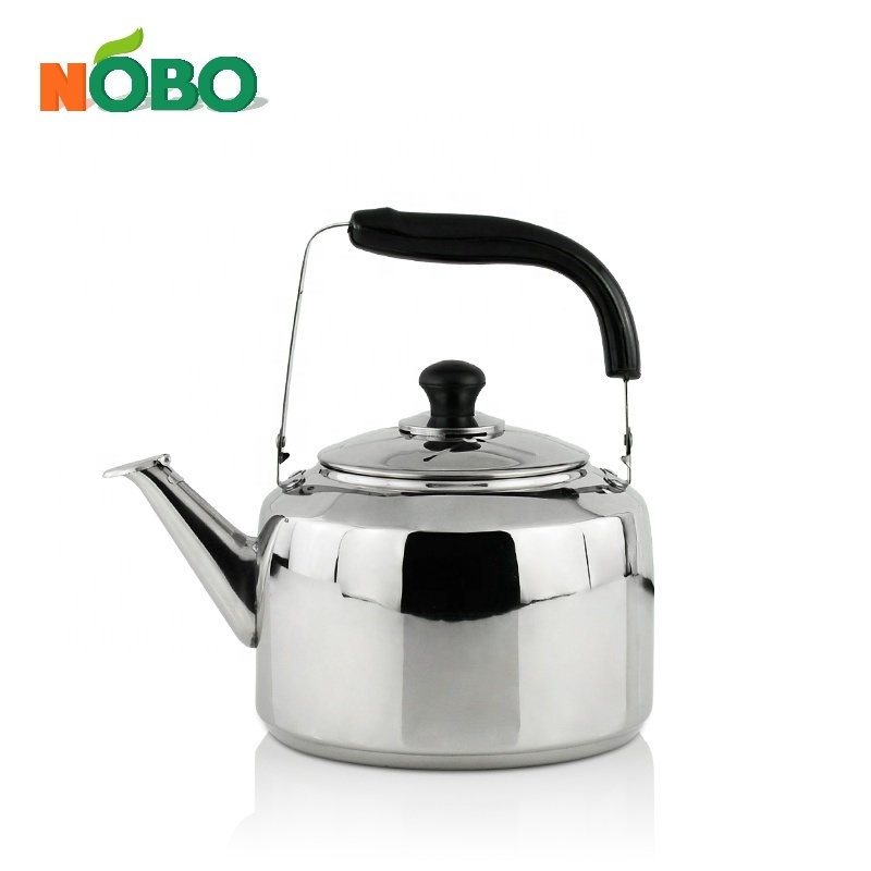 Wholesale stainless steel metal whistling large tea kettles stove top kettle