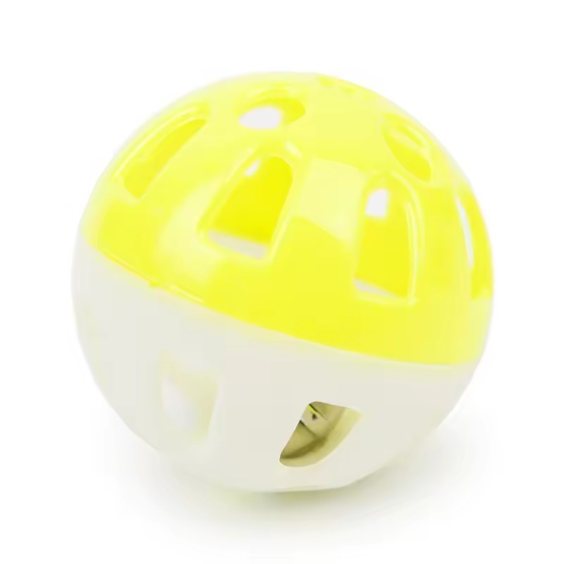 Cat Toy Ball Bell/Pet Cat with Bell Cat Balls/Cats Kitten Plastic Balls Pounce Chase Rattle Ball Toy