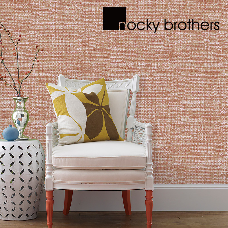 New style Contemporary and contracted wallpaper flaxen non woven wall paper wholesale for Living room TV wall wallpaper