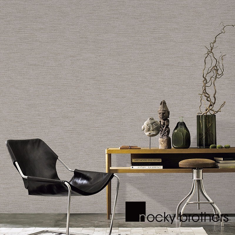 Plain and simple linen dot non-woven wallpaper for living room