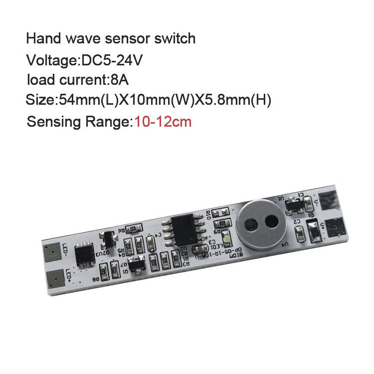 China Led Light Infrared Ir Gesture Switches 12v Hand Wave Z Wave Sensor On Off Switch Module