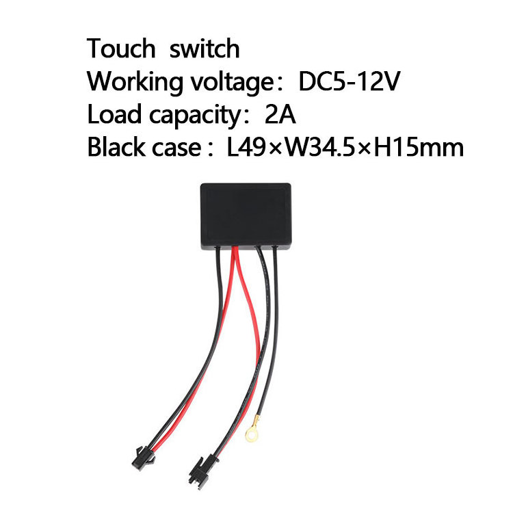 Switch Manufacturers Led Strip Smart dimmer 12V Capacitive Metal Touch Sensor Switch Table Lamp Touch Switch