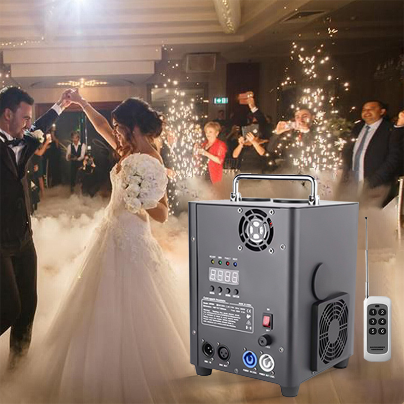 600w Cold Spark Equipment Remote Wireless Controller Mini Dmx Sparkler Firework Cold Spark Machine For Stage Birthday Party