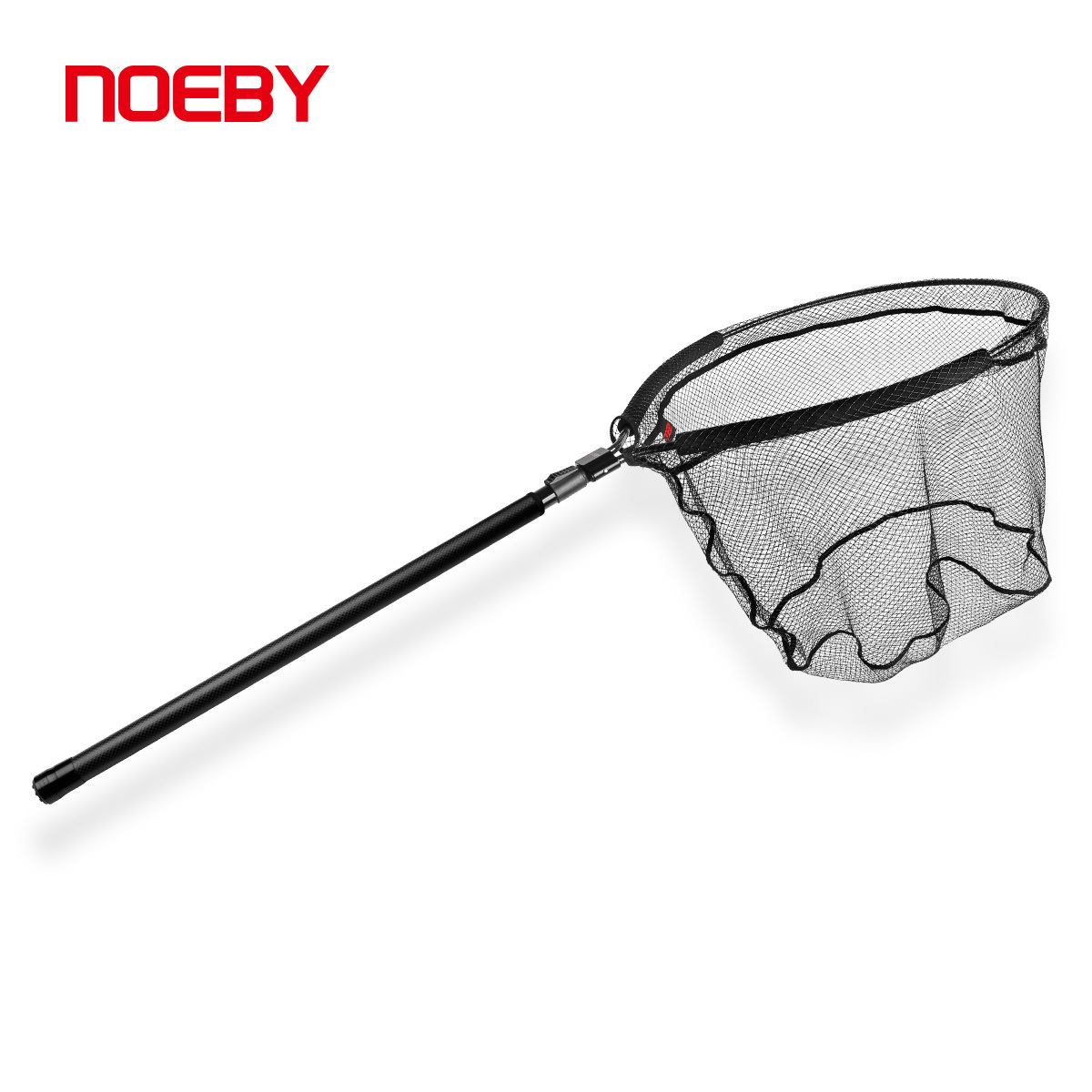 durable strong non-slip carp fishing tool collapsible pole handle landing net