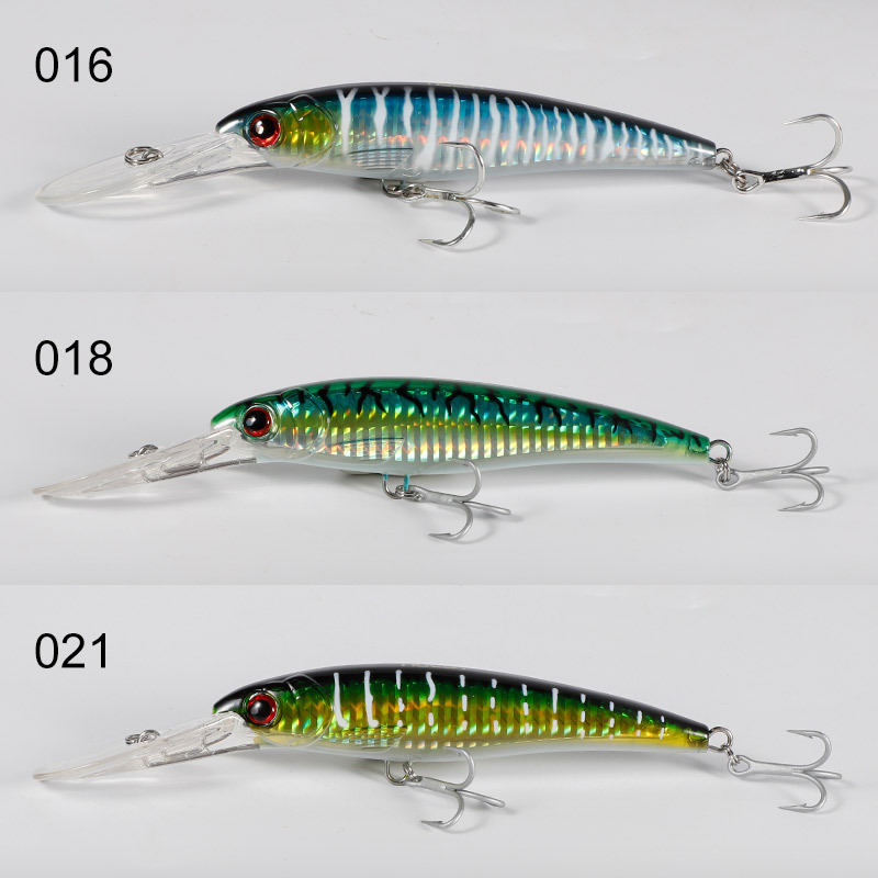 NOEBY 140mm 52g Artificial Minnow Lures Fishing Hard Bait Wobbler Bass Stick Baits Long Lip Minnow Isca for Tuna, Trout, GT