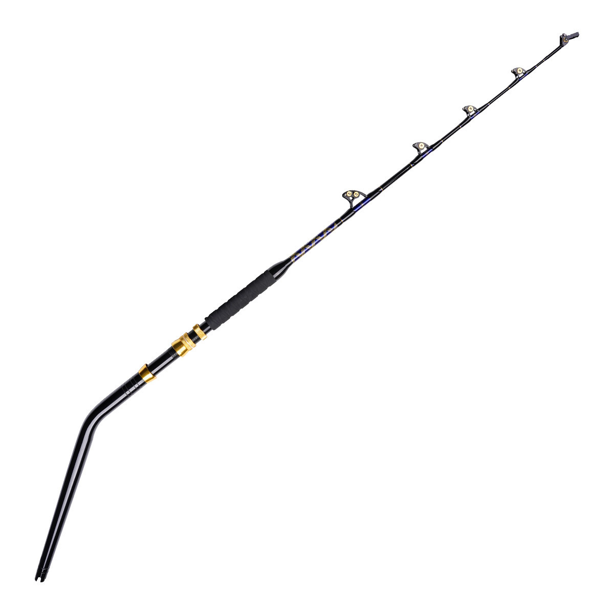 NOEBY Big Game ProII Fishing Rods Bent Aluminum Butt Fishing Rods for Live Bait Bottom Fishing