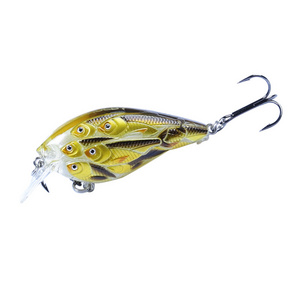 Fishing bait NBL9456 60mm 12.5g Freshwater 3D Group Fish Lures Crankbaits