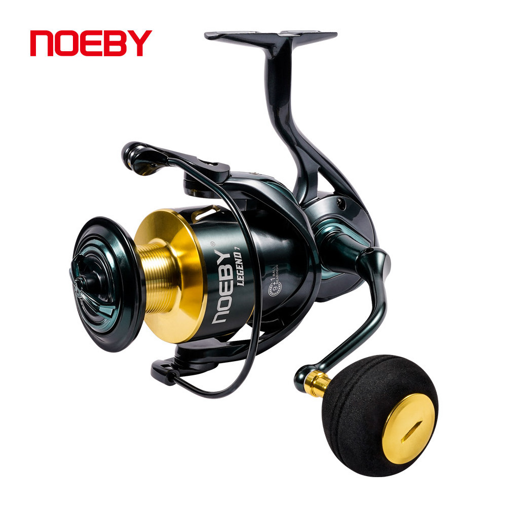 NOEBY 3000/4000 Legend 7 Big Game Spinning Reel Fishing Reel Saltwater Olta Makinesi, Sea Fishing Reel with Long Casting Spool