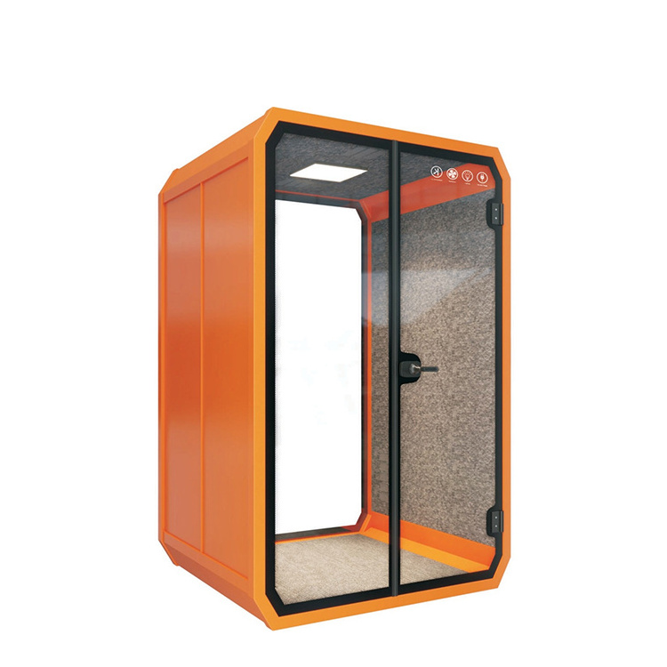 New design movable soundproof acoustic booth office phone pod office sleeping pod