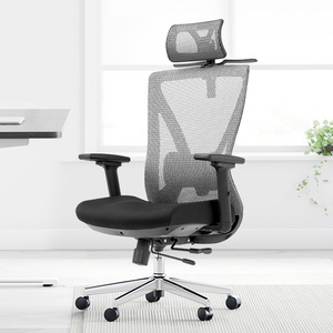 Free Sample Office chairs china high back full mesh chair sillas de oficina with adjustable headrest ergonomic office chair