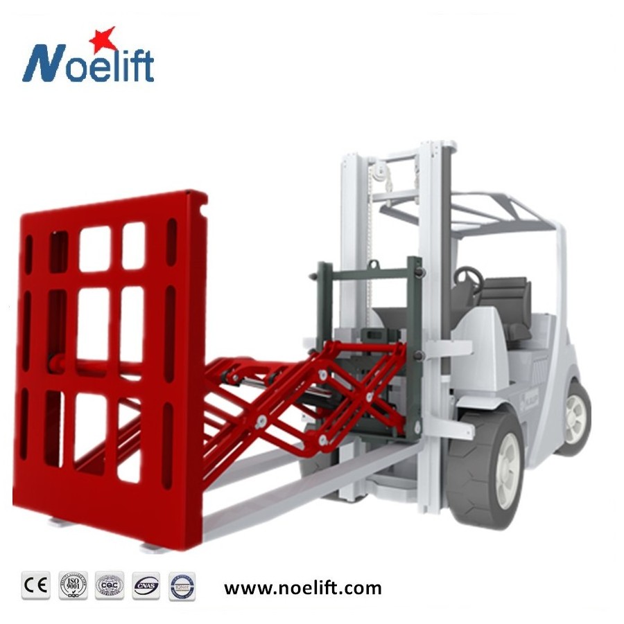 2-3.5tons 4.5meters Triple Mast Attach Side Shifte Pusher Puller Diesel Forklift