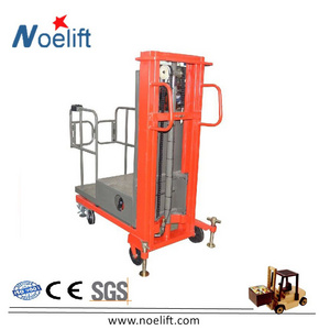 300 kg  electric stair climbing trolley  semi-electric self-load order picker forklift